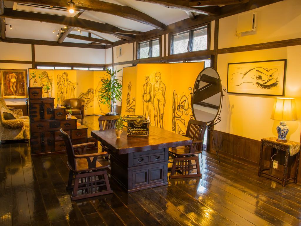 Yufuin Ryokan Dining Kitchen Zen Bagian luar foto