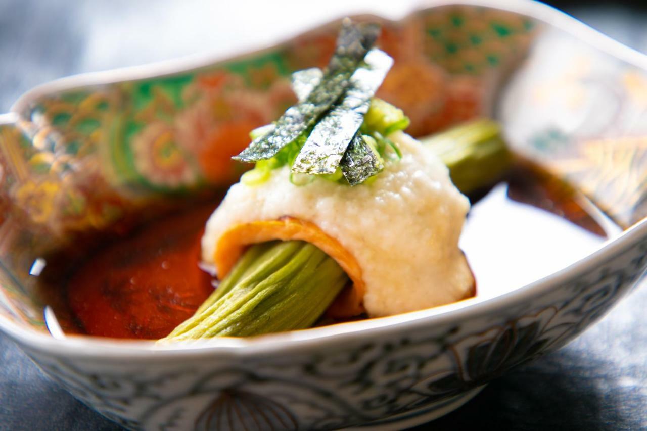 Yufuin Ryokan Dining Kitchen Zen Bagian luar foto