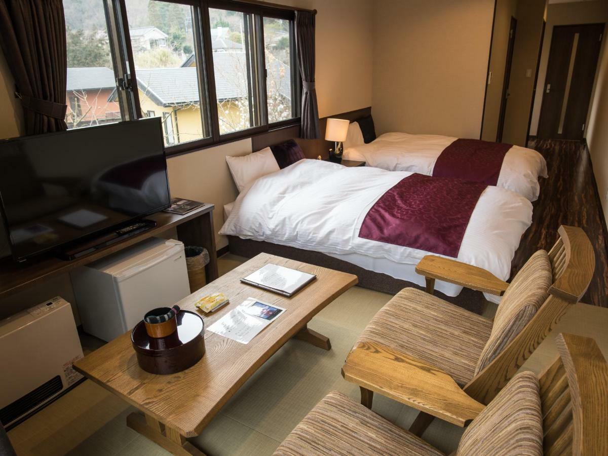 Yufuin Ryokan Dining Kitchen Zen Bagian luar foto